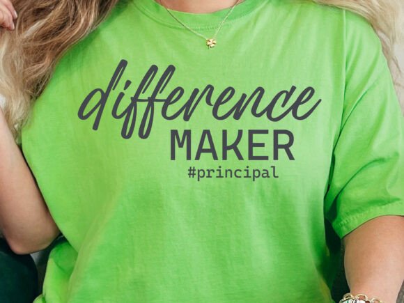Difference Maker Principal SVG: Graphics for Crafts & Branding