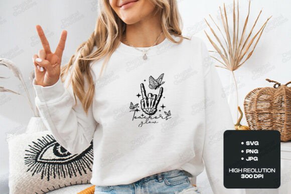 Teacher Glow SVG Design: Graphics for T-Shirt Designs
