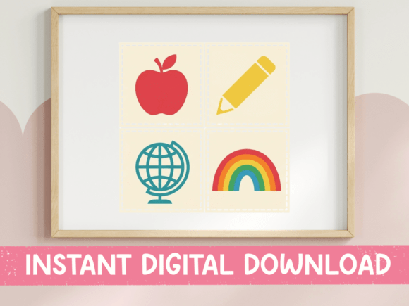 Teacher Icons Set SVG PNG: Graphics for T-Shirt Designs