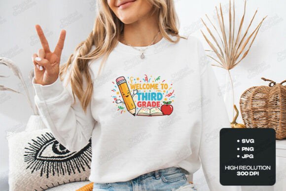 Welcome to Third Grade Cute Design